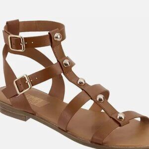 Time and Tru Studded Gladiator Flat Sandals Women’s